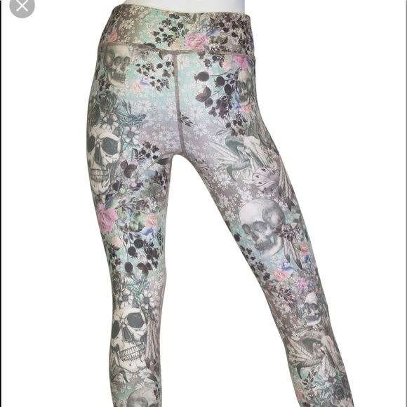 evolution and creation skull leggings